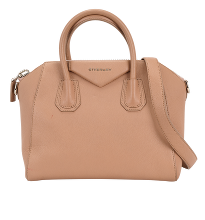 Small Antigona, &pound;550, Handbags, Pink, Leather, Front view